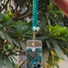 Teal Nebula Macrame Cover